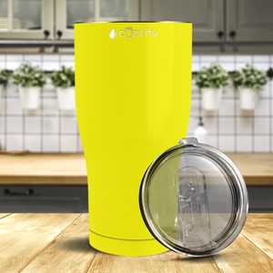 Yellow Gloss 27oz Curve Tumbler