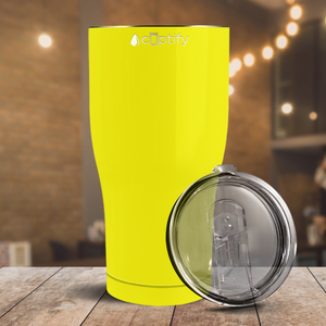 Yellow Gloss 27oz Curve Tumbler