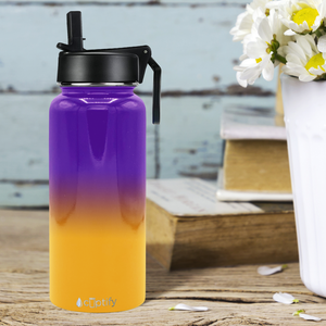 Minnesota Ombre 32oz Wide Mouth Water Bottle