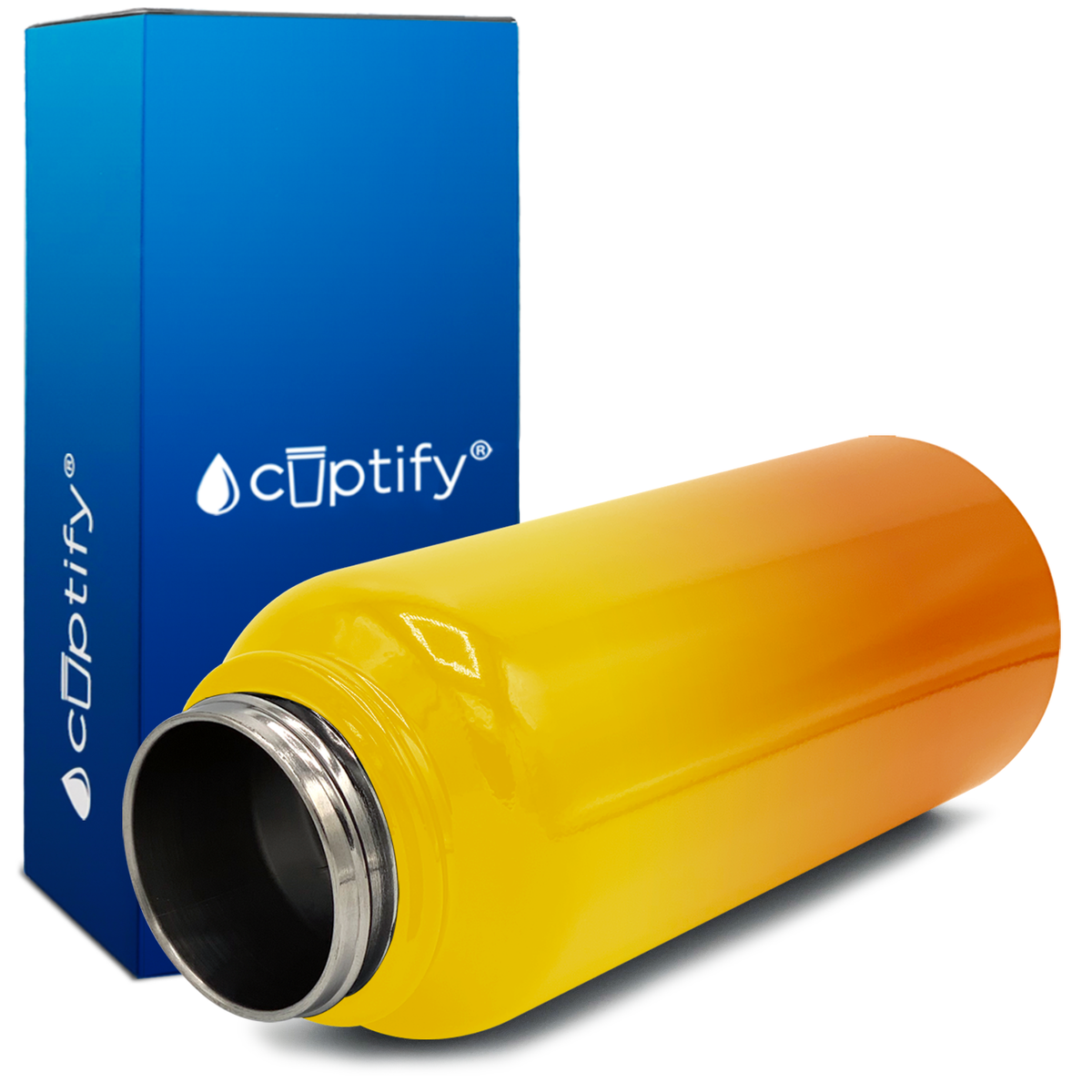 Sunrise Ombre 32oz Wide Mouth Water Bottle