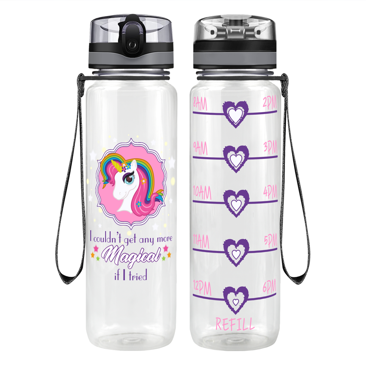 Any More Magical Motivational Tracking Water Bottle