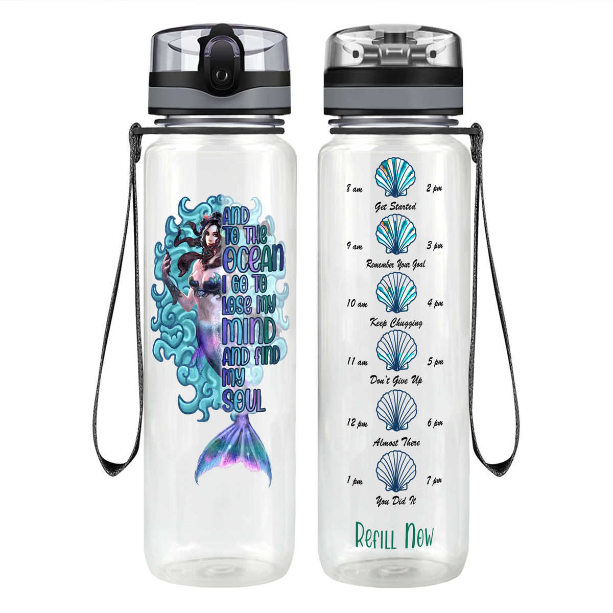 Find My Soul Motivational Tracking Water Bottle