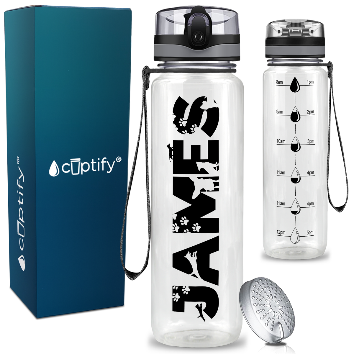 Personalized Dog Kids Water Bottle