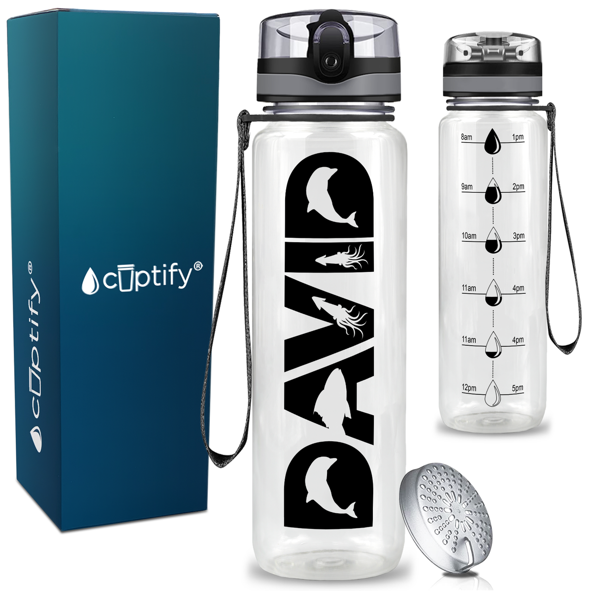 Personalized Sea Life Kids Water Bottle