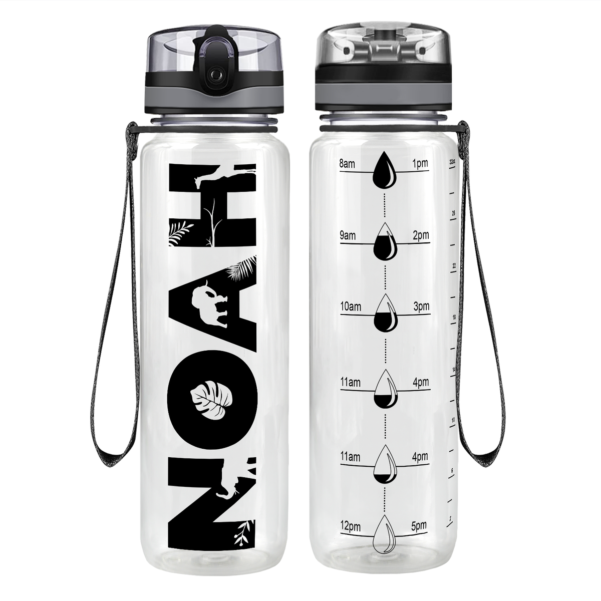 Cuptify Kids Personalized Motivational Tracking Water Bottle