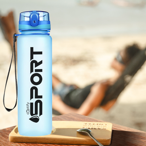 Baby Blue Frosted 32oz Tritan™ Sport Water Bottle