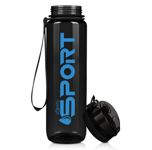 Black with Blue 32oz Tritan™ Sport Water Bottle