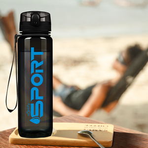 Black with Blue 32oz Tritan™ Sport Water Bottle