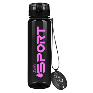 Black with Pink 32oz Tritan™ Sport Water Bottle