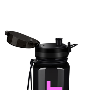 Black with Pink 32oz Tritan™ Sport Water Bottle