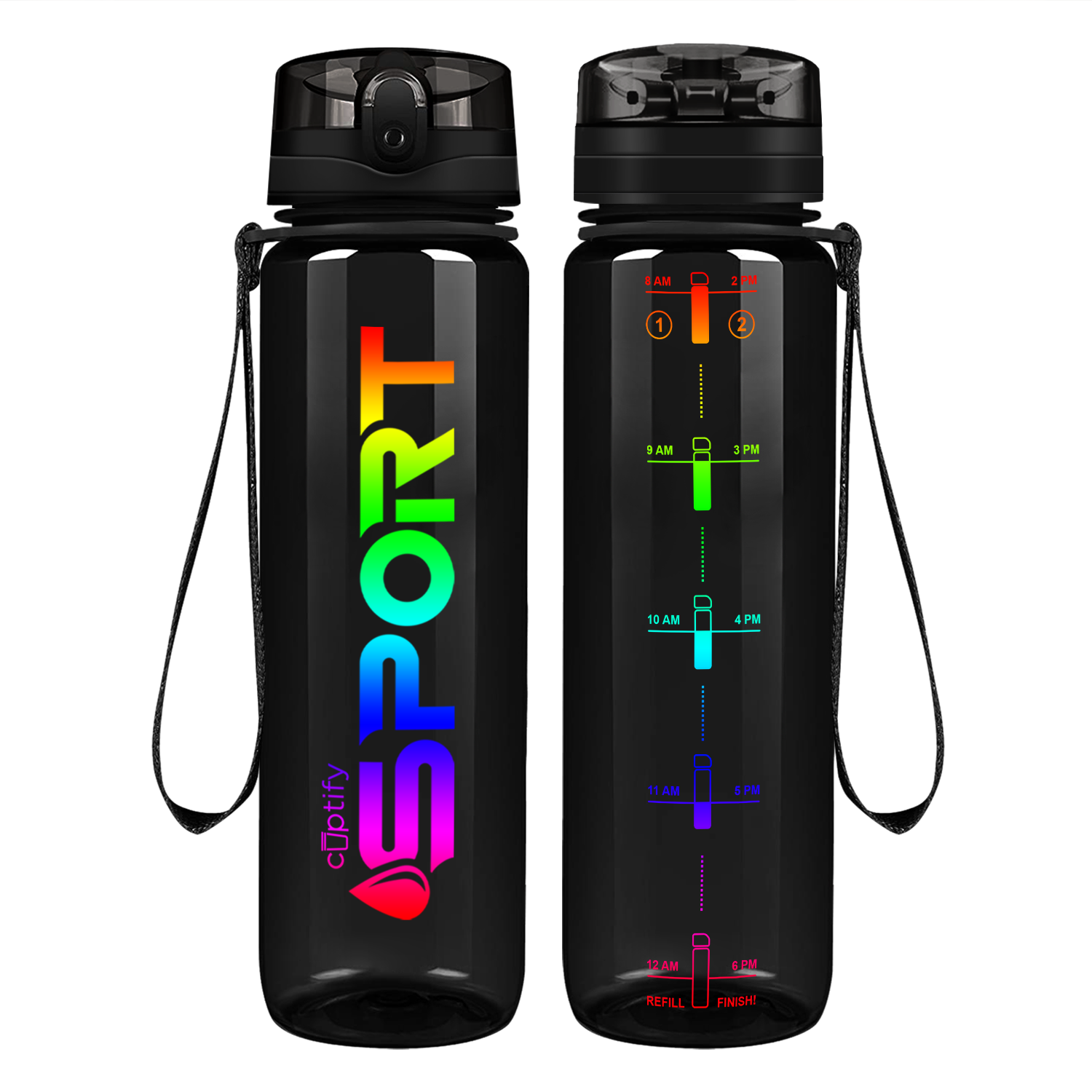 Cuptify Rainbow Pride Sport Water Bottle