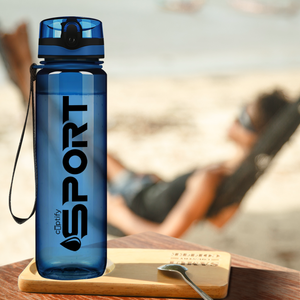 Blue with Black 32oz Tritan™ Sport Water Bottle