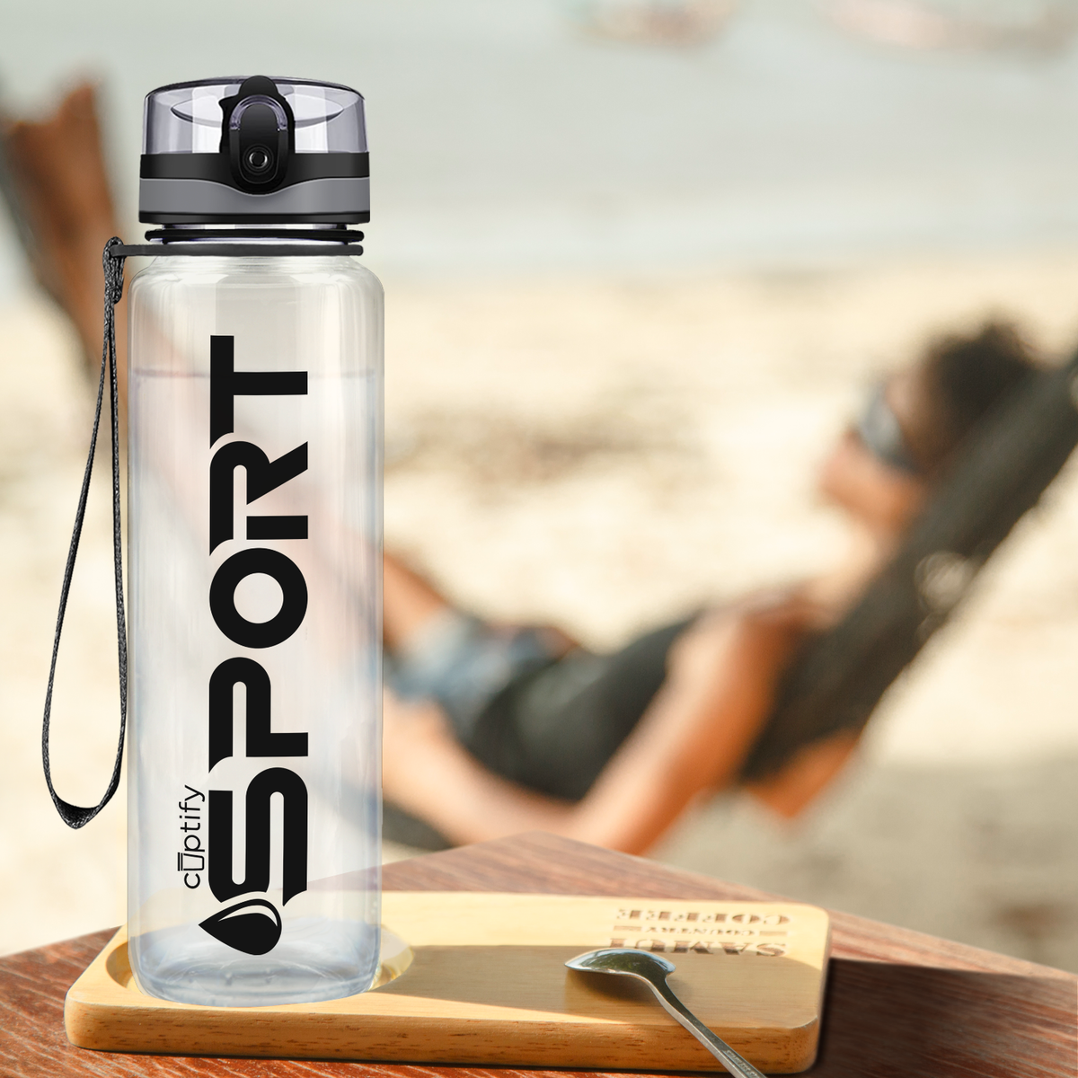 Clear 32oz Tritan™ Sport Water Bottle