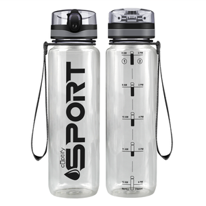 Cuptify Clear Sport Water Bottle