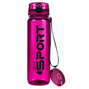 Fuschia with Black 32oz Tritan™ Sport Water Bottle