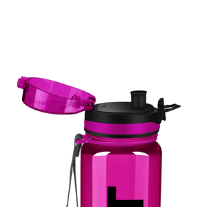 Fuschia with Black 32oz Tritan™ Sport Water Bottle