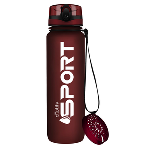 Maroon Frosted 32oz Tritan™ Sport Water Bottle