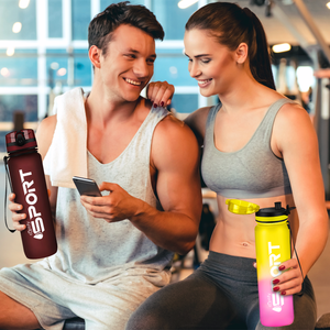 Maroon Frosted 32oz Tritan™ Sport Water Bottle