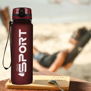 Maroon Frosted 32oz Tritan™ Sport Water Bottle