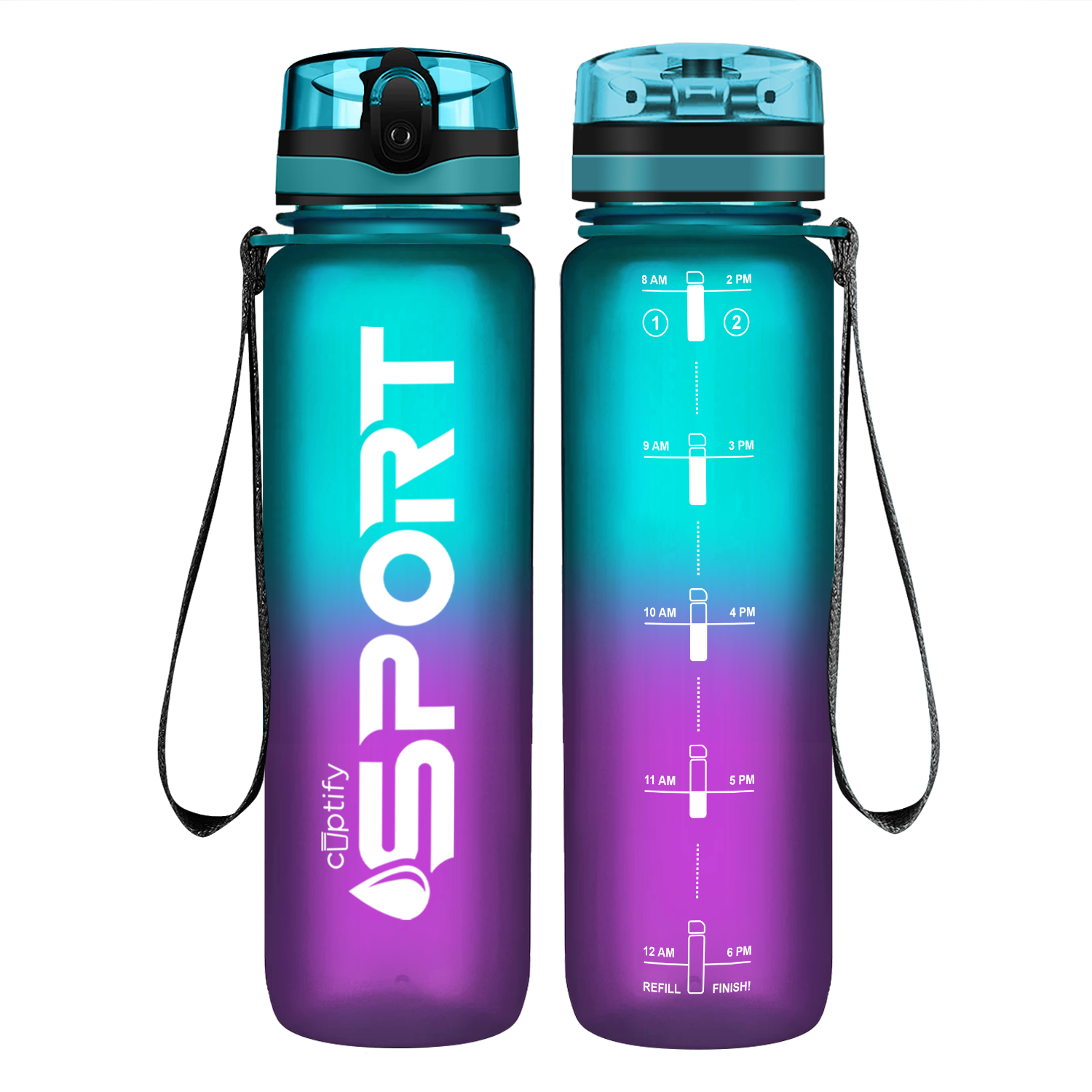 Cuptify Mermaid Frosted Sport Water Bottle
