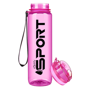Pink with Black 32oz Tritan™ Sport Water Bottle
