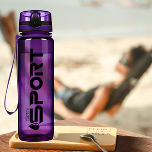 Purple with Black 32oz Tritan™ Sport Water Bottle