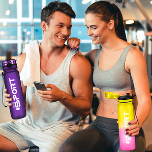 Purple Frosted 32oz Tritan™ Sport Water Bottle