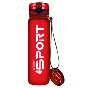 Red Frosted 32oz Tritan™ Sport Water Bottle