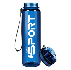 Blue with White 32oz Tritan™ Sport Water Bottle