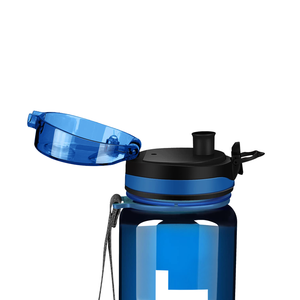 Blue with White 32oz Tritan™ Sport Water Bottle