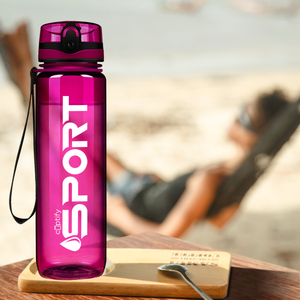 Fuschia with White 32oz Tritan™ Sport Water Bottle