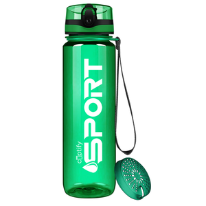 Green with White 32oz Tritan™ Sport Water Bottle