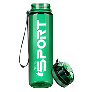 Green with White 32oz Tritan™ Sport Water Bottle