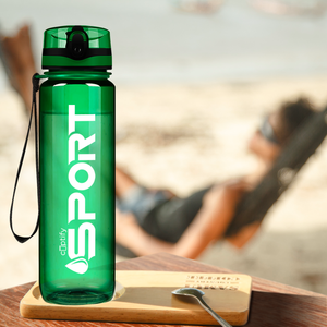 Green with White 32oz Tritan™ Sport Water Bottle