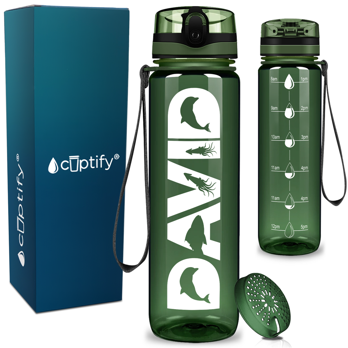 Personalized Sea Life Kids Water Bottle