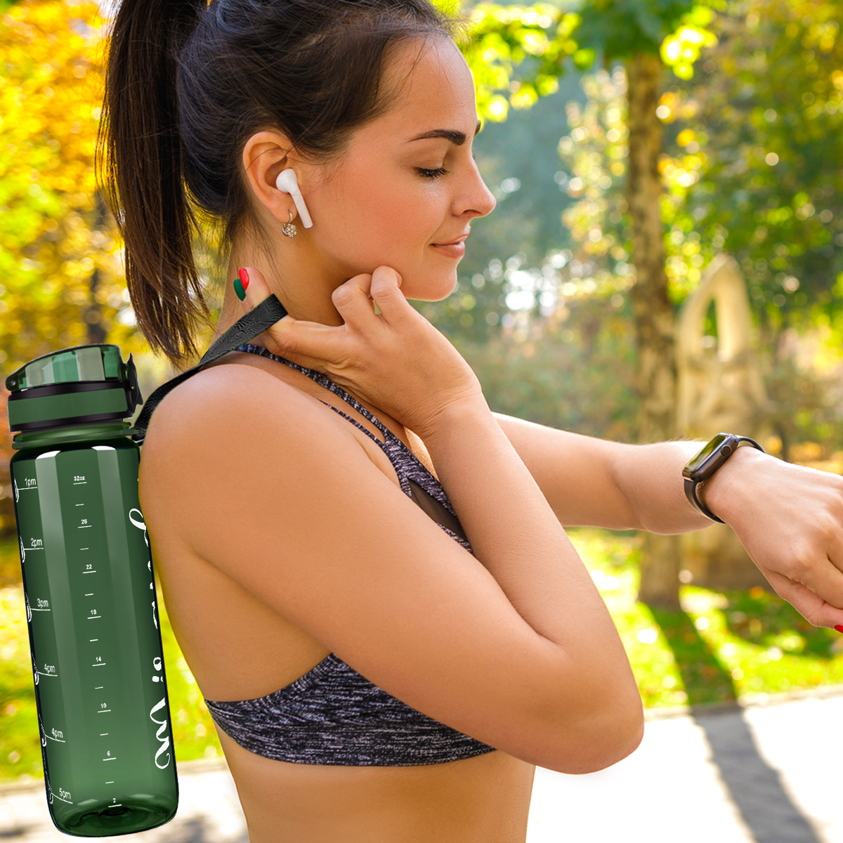 Cuptify Personalized Army Gloss 32 oz Water Bottle