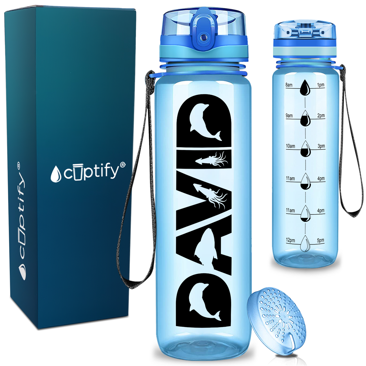 Personalized Sea Life Kids Water Bottle