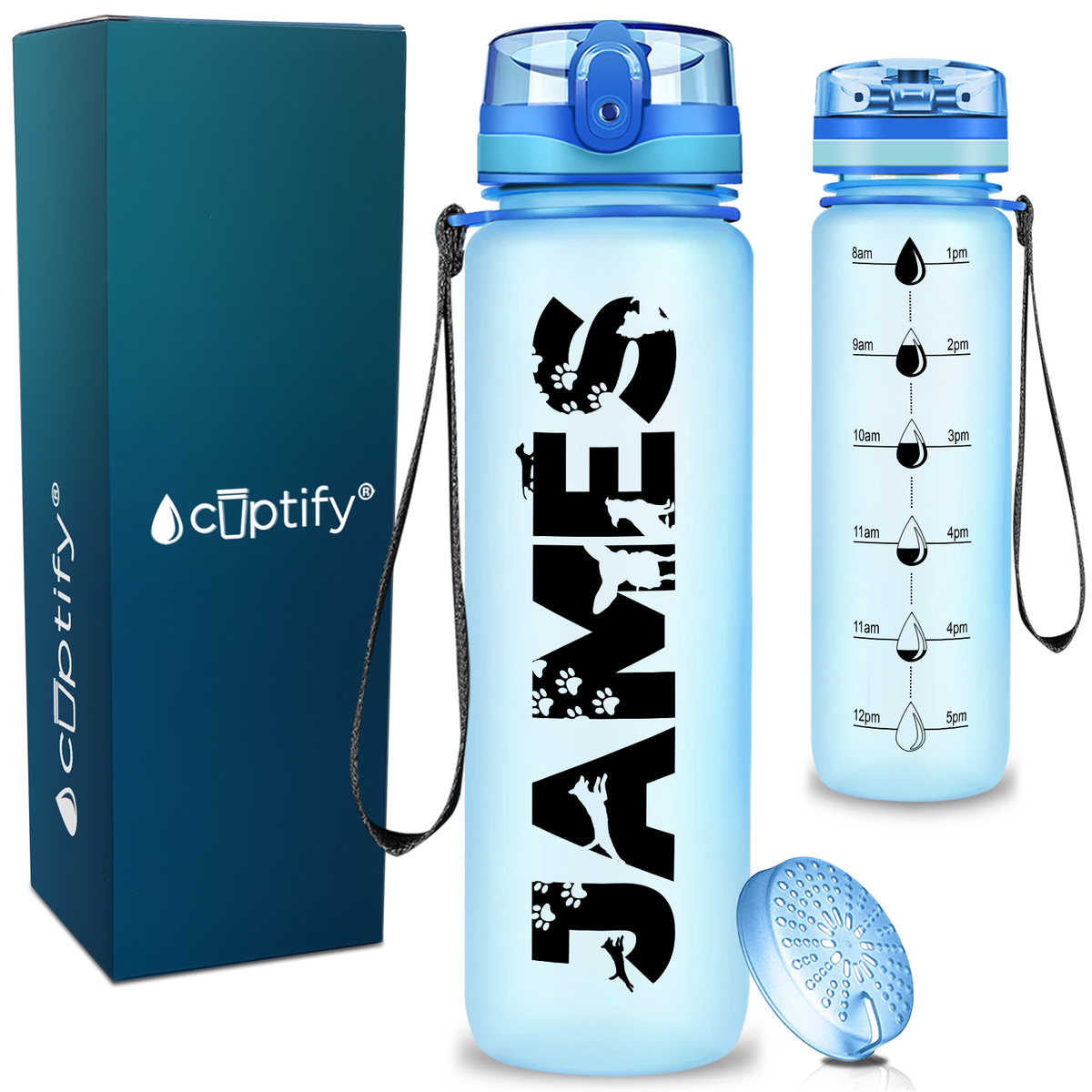 Personalized Dog Kids Water Bottle