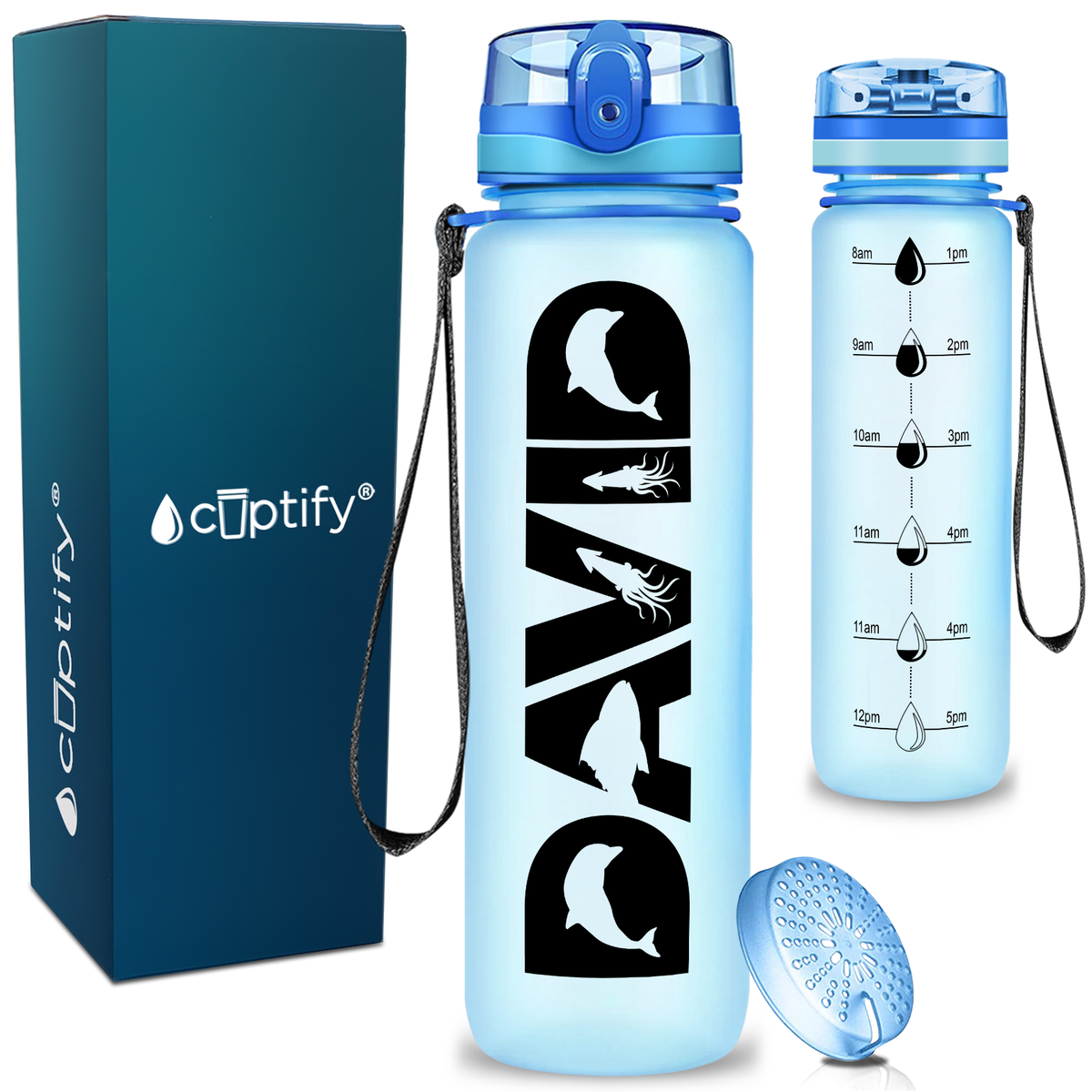 Personalized Sea Life Kids Water Bottle