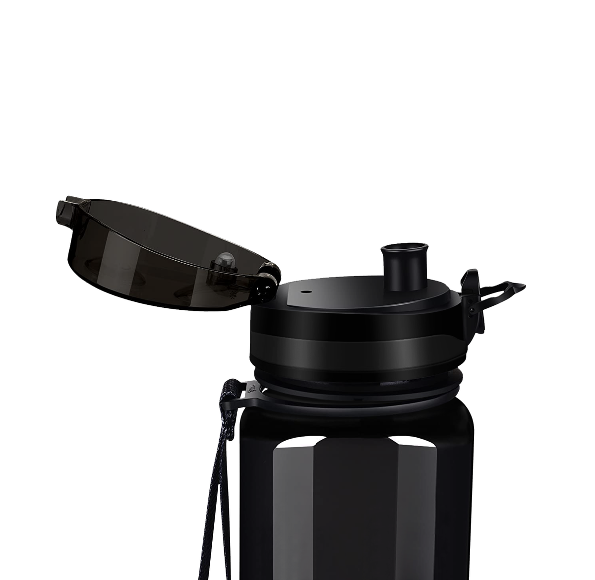 Cuptify Personalized Black Gloss 32 oz Water Bottle