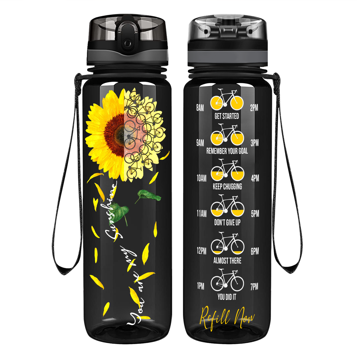 sunflower water bottle