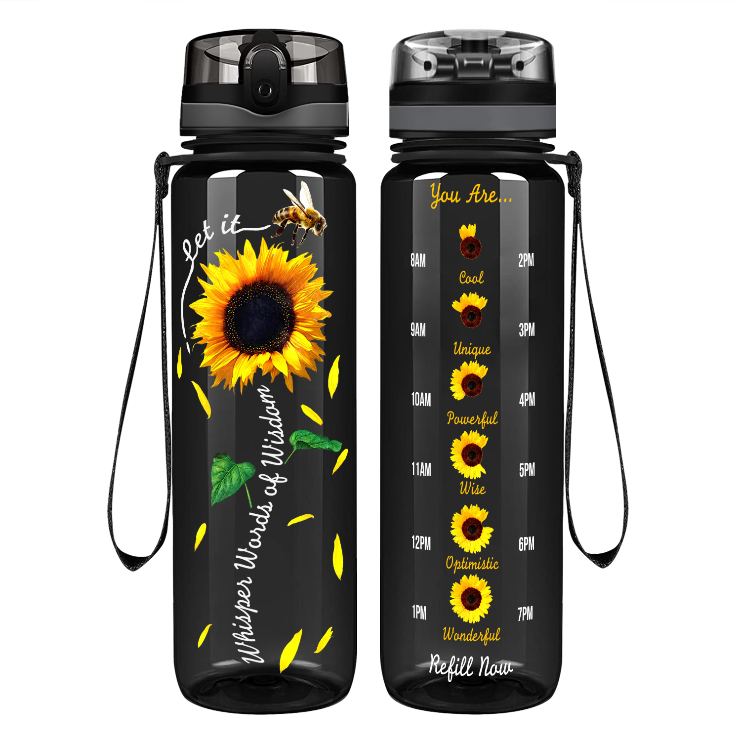 sunflower water bottle