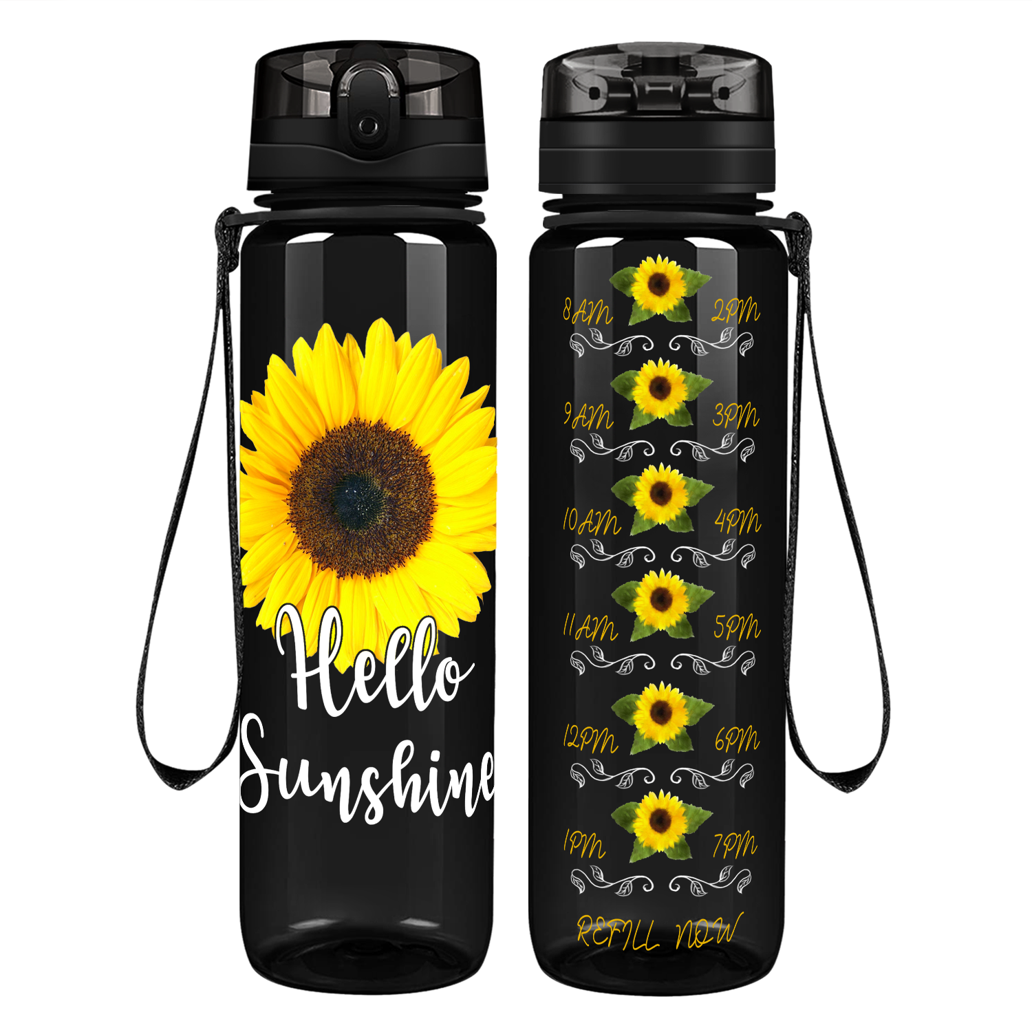 sunflower water bottle