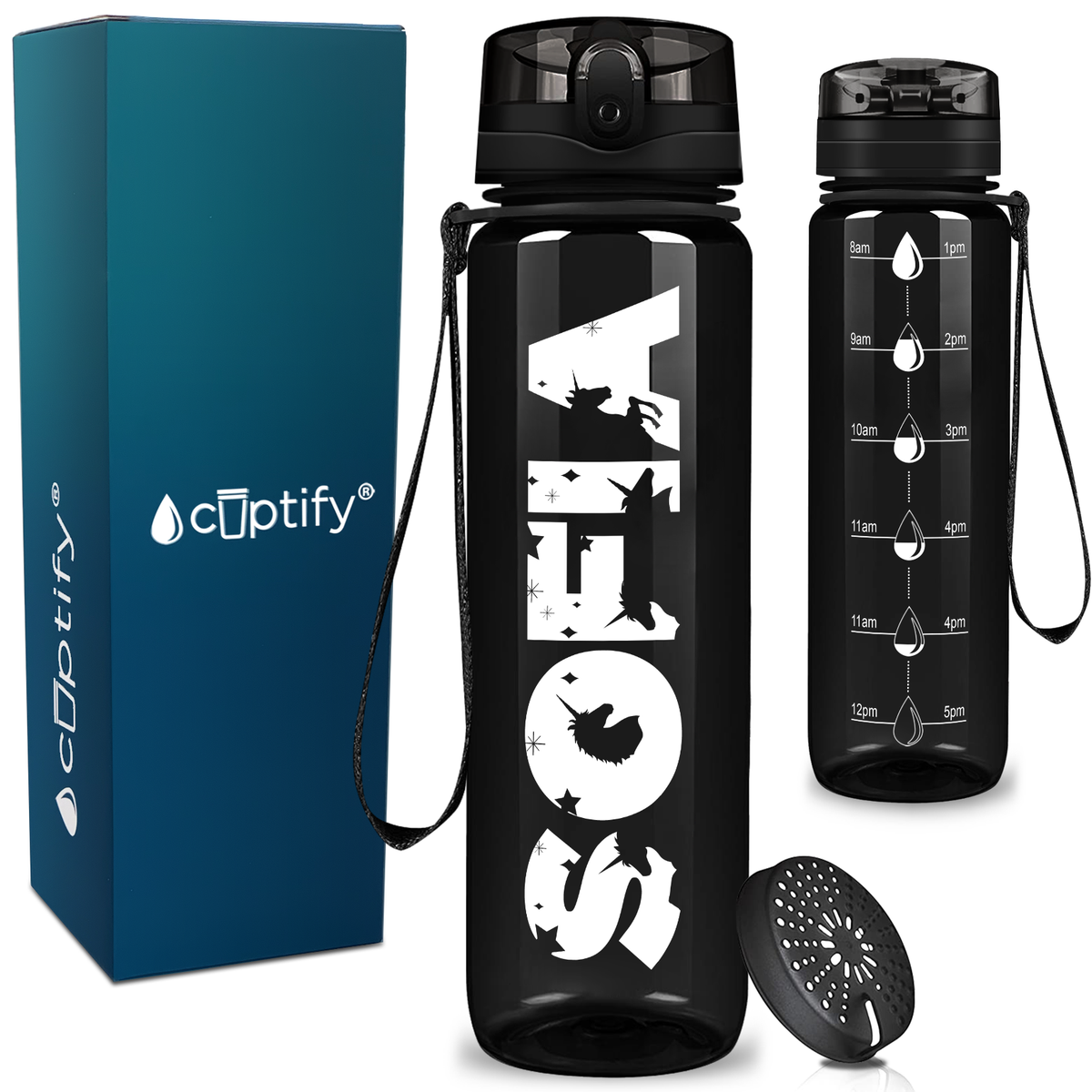 Personalized Unicorn Kids Water Bottle