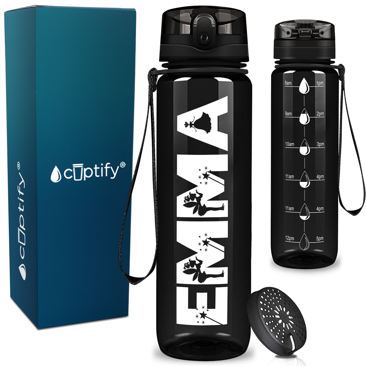 Personalized Fairy Kids Water Bottle