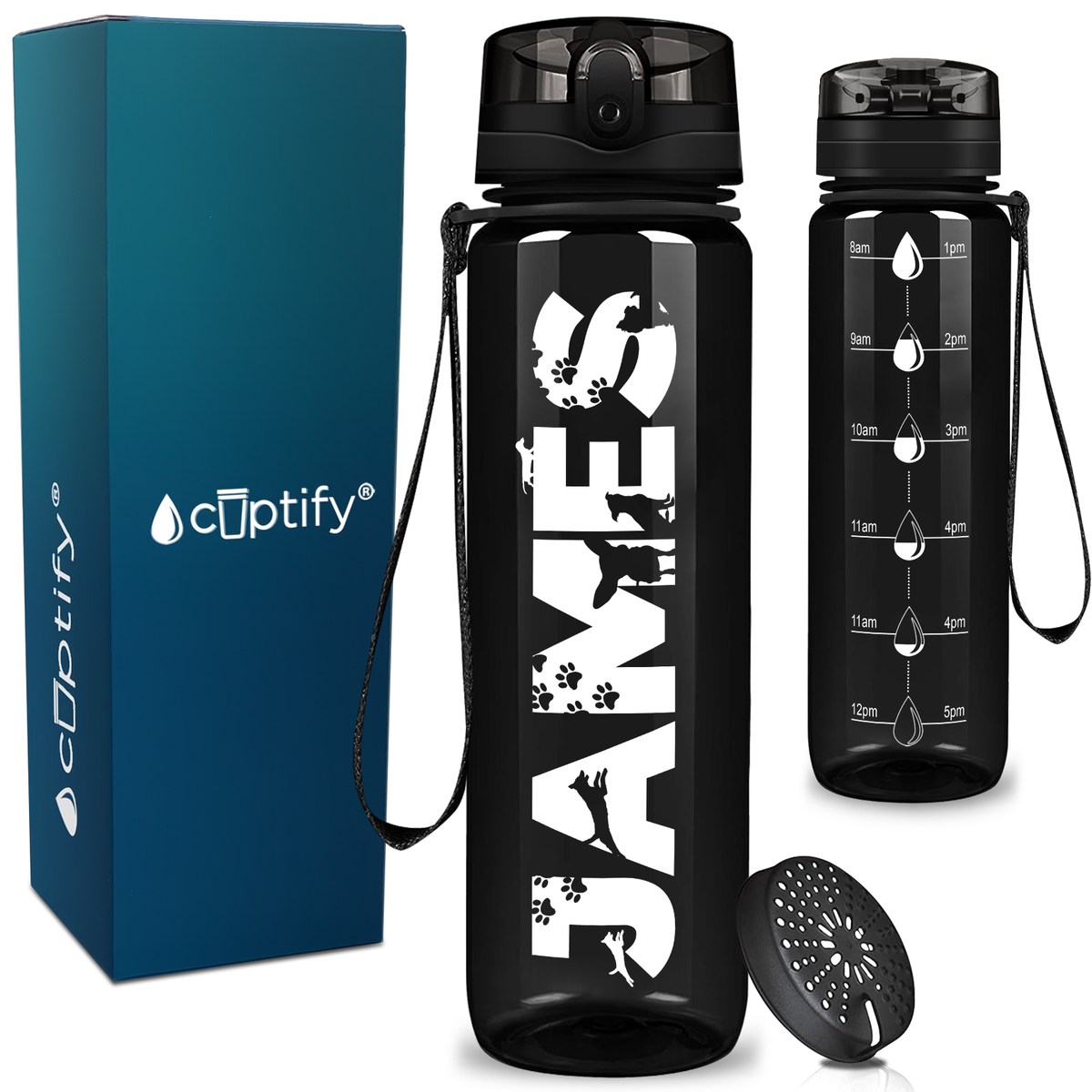 Personalized Dog Kids Water Bottle