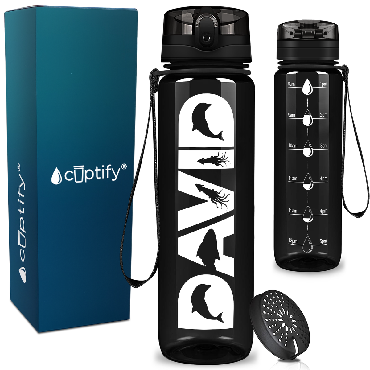 Personalized Sea Life Kids Water Bottle