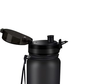 Personalized Black Frosted 32 oz Water Bottle
