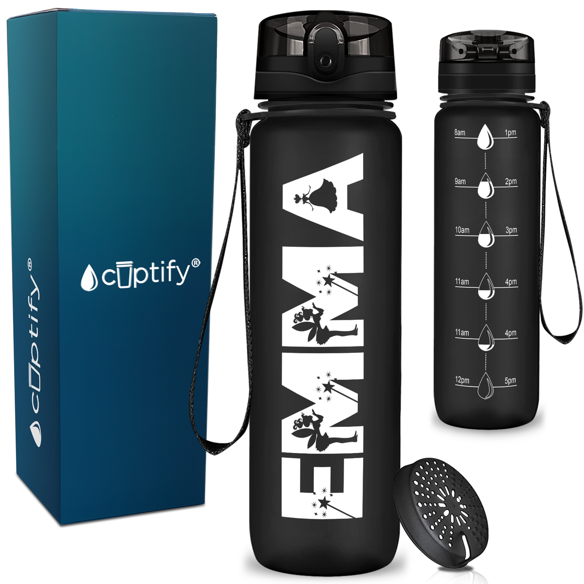 Personalized Fairy Kids Water Bottle