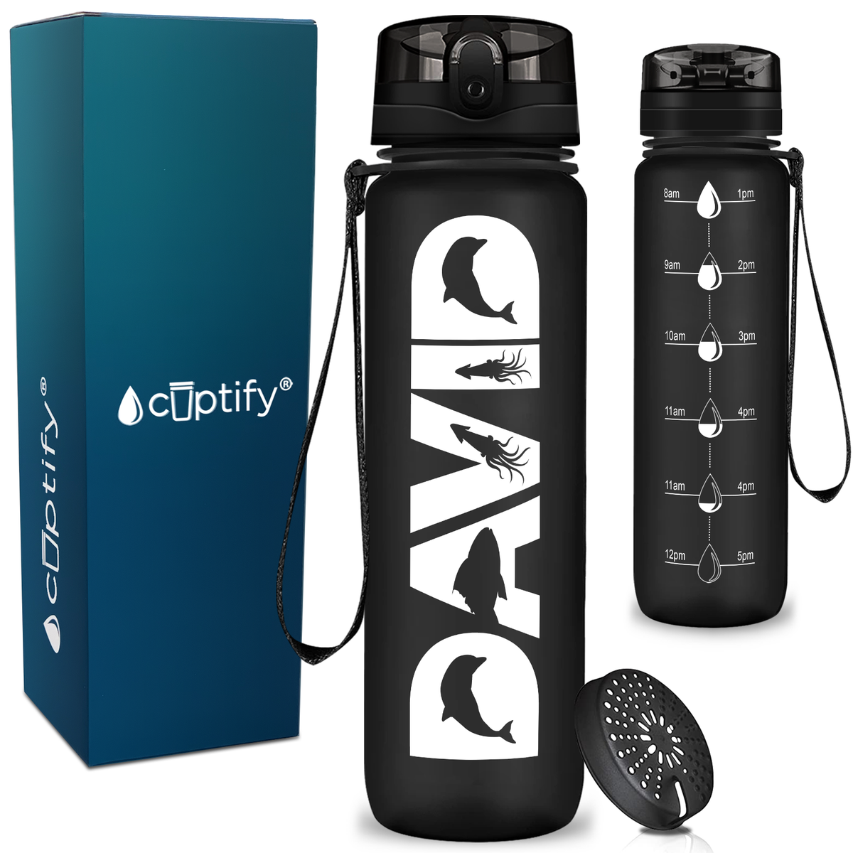 Personalized Sea Life Kids Water Bottle